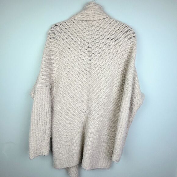 Sleeping on Snow Anthropologie Open Front Cardigan Sweater Merino Wool Alpaca M - Picture 7 of 15